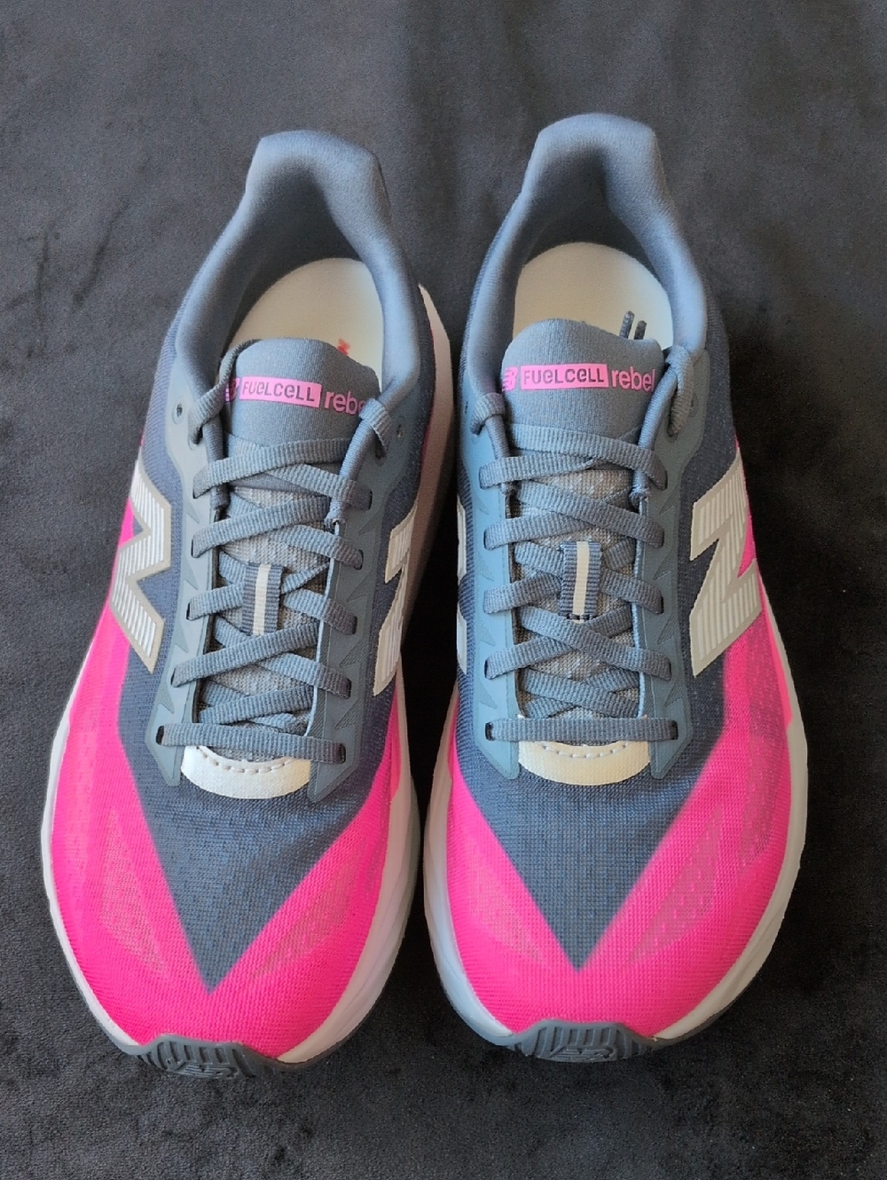New Balance Fuelcell Rebel Fantomfit-Womens 10-Pink, Grey